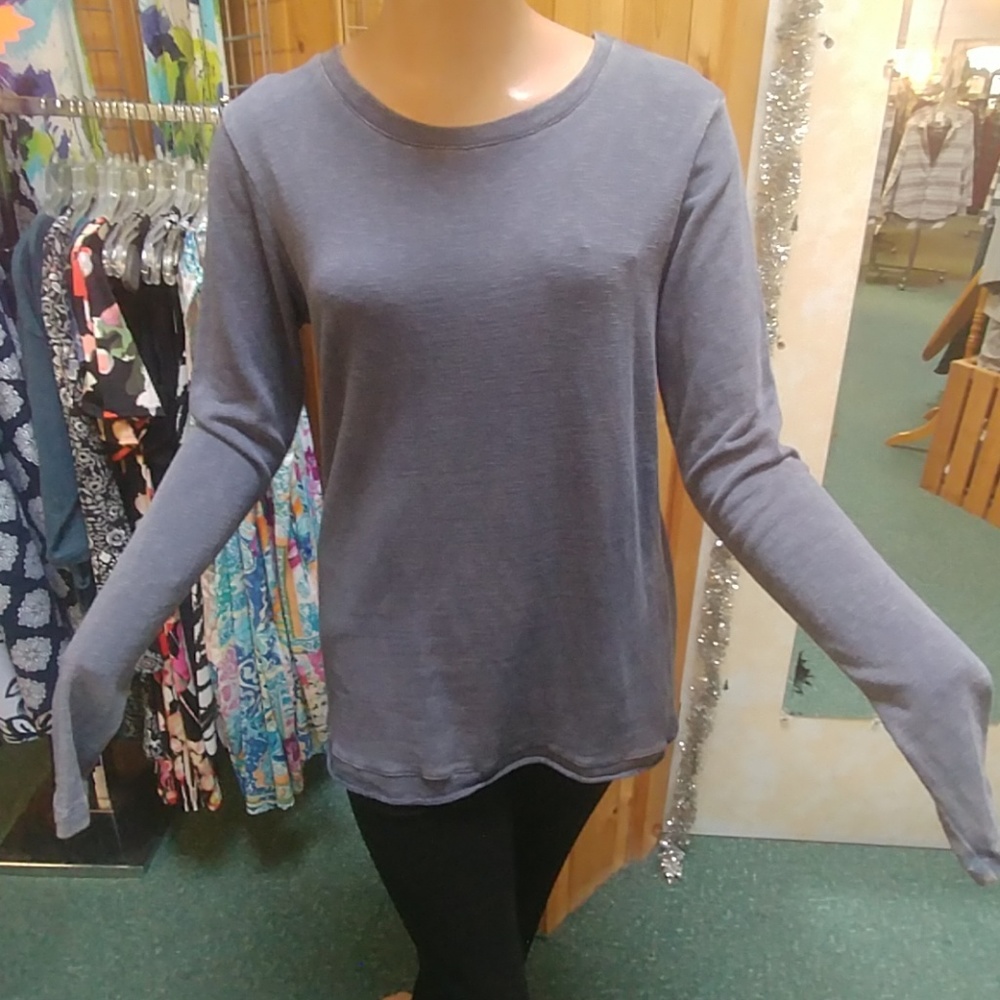 Crochet back sweater